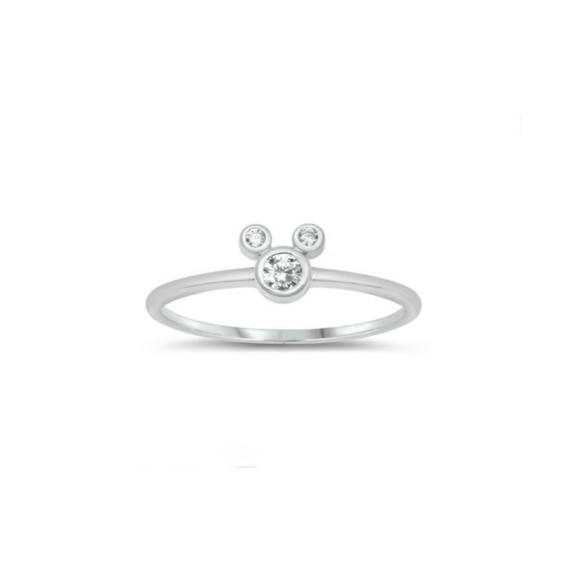 ❤️ Dainty Mouse Ring - Picture 1 of 4